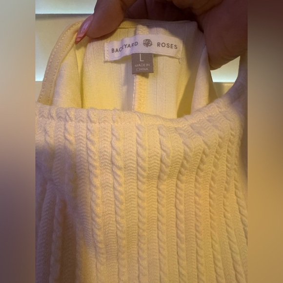 Backyard Roses Sawyer Knit Midi Dress - Picture 3 of 4